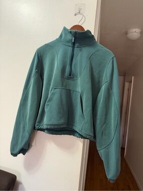 lululemon athletica Teal Half-Zip Pullover